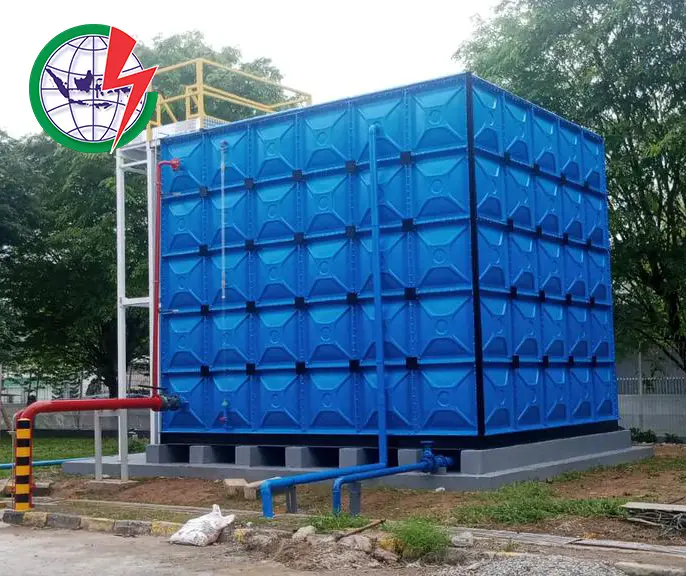 tangki panel fiberglass tahan gempa