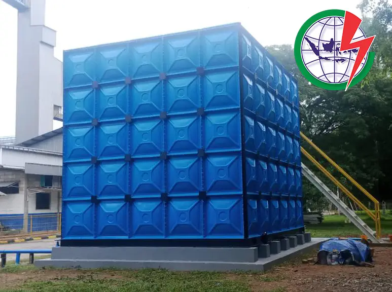Tangki Panel Fiberglass Berbahan Premium