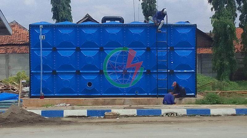 tangki air panel fiberglass